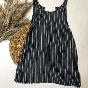 Vertical striped top